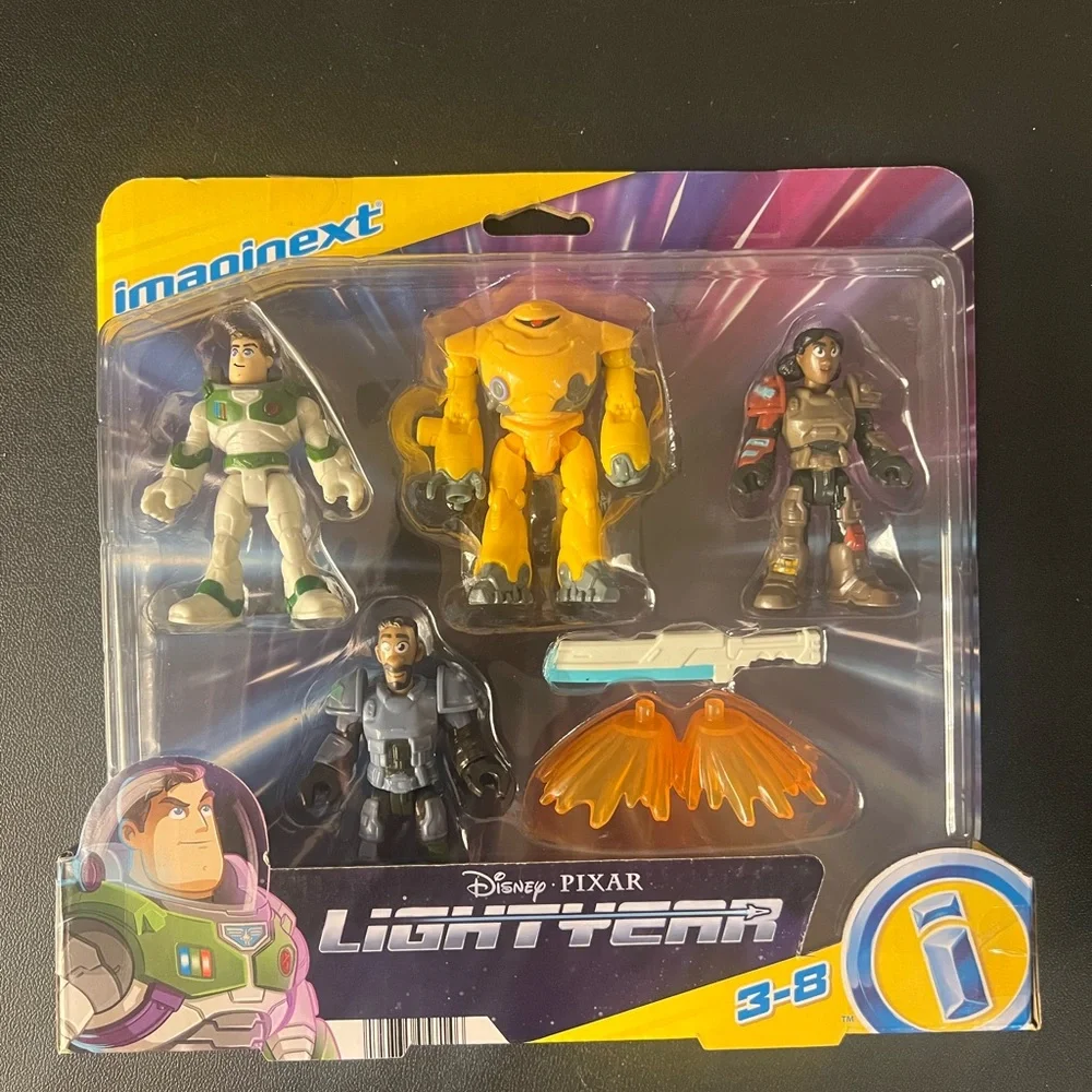New 2023 - Imaginext Disney Pixar Lightyear: Jr. ZAP Patrol Figure 4 Pack - Picture 1 of 3